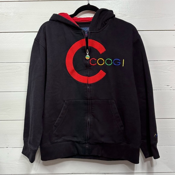 COOGI Other - COOGI • Large • Vintage Black Zip Up Hoodie • EUC